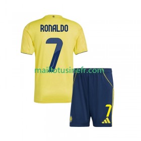 Maillot de Foot Al Nassr Cristiano Ronaldo 7 Domicile 2025-26 - Enfant